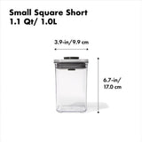 POP Container - Small Square Short (1.1 Qt/1.0 L) G2