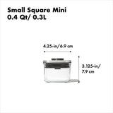 POP Container - Small Square Mini (0.4 Qt.) O1