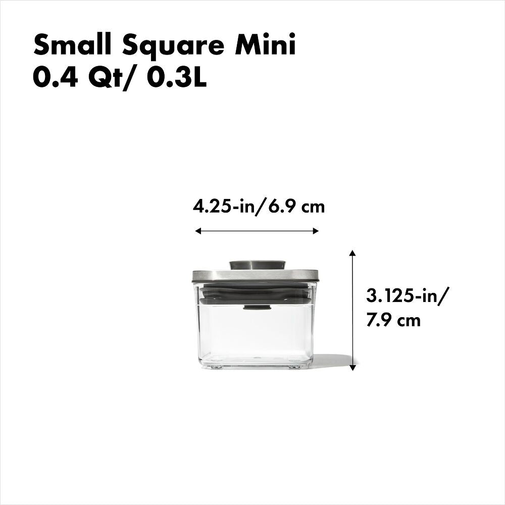 POP Container - Small Square Mini (0.4 Qt.) O1