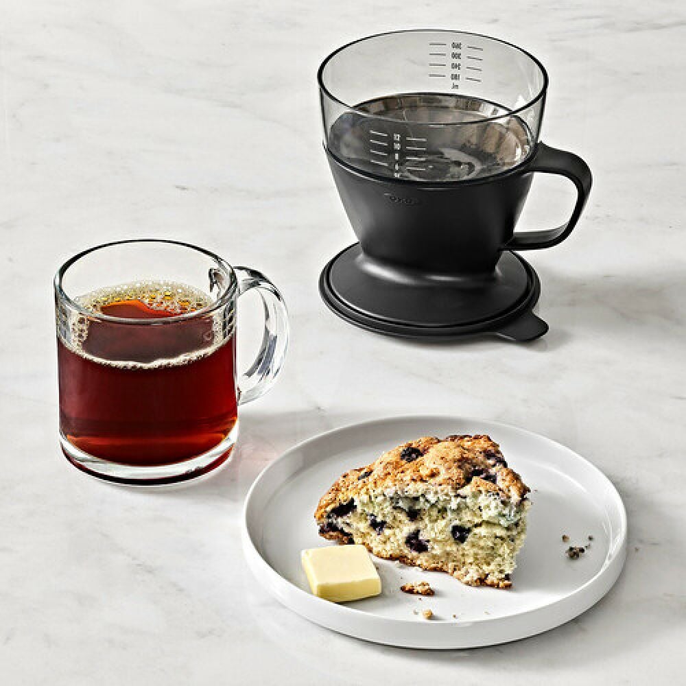 Pour Over Coffee Maker with Water Tank - Matte Black A8