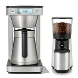 12-Cup Coffee Maker with Podless Single-Serve Function & Conical Burr Coffee Grinder Bundle N5