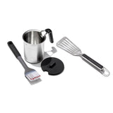 Grilling Basting Pot and Brush Set & Grilling Precision Turner Bundle O7