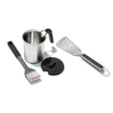 Grilling Basting Pot and Brush Set & Grilling Precision Turner Bundle O7