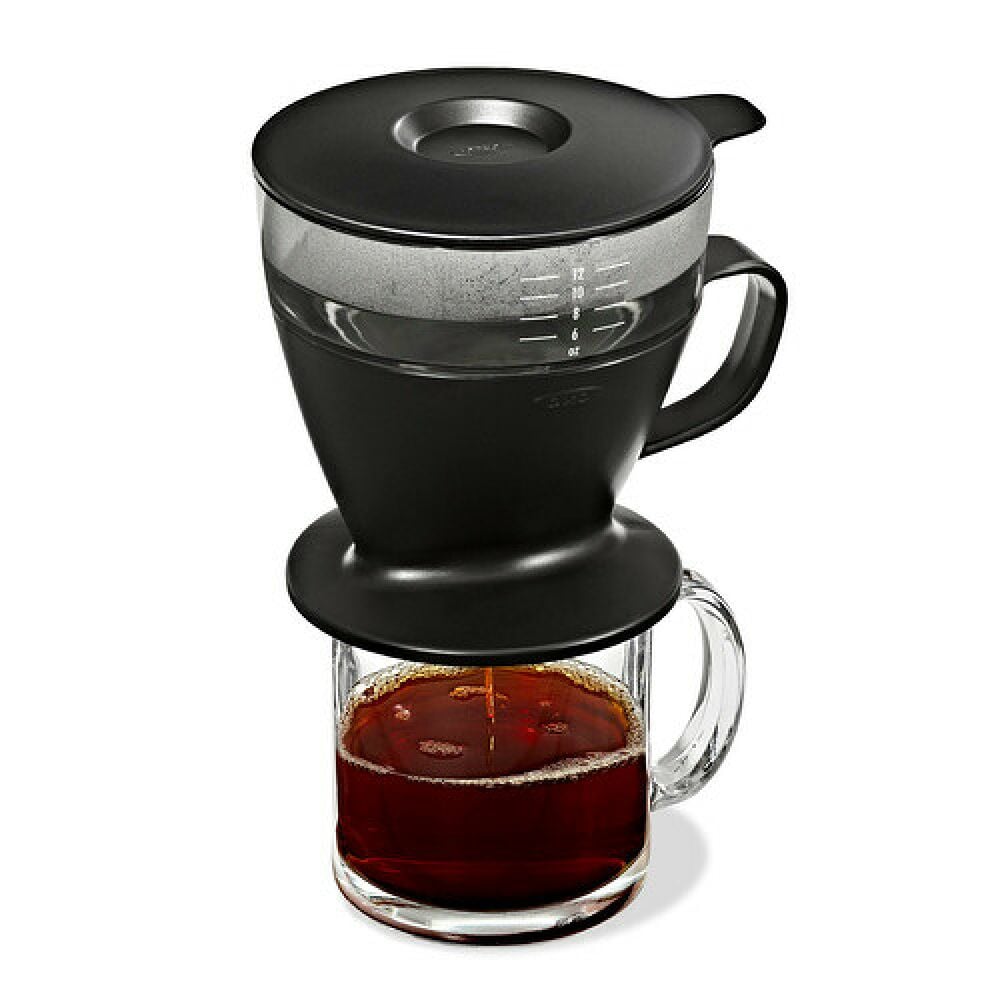 Pour Over Coffee Maker with Water Tank - Matte Black A8