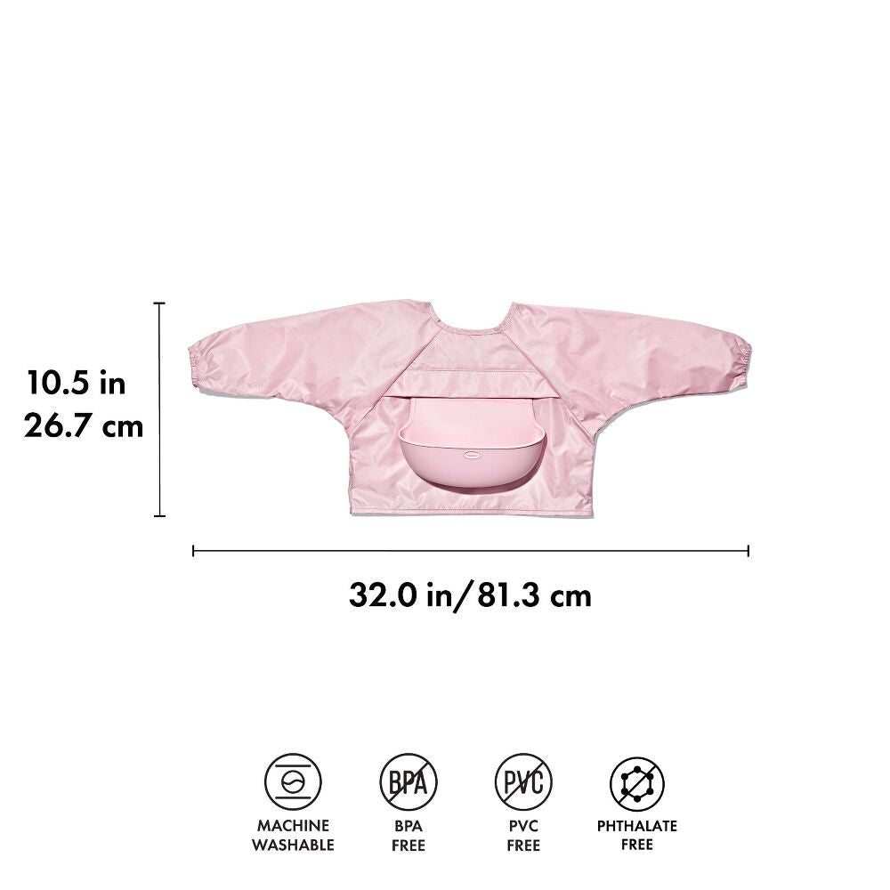 Sleeved Roll-Up Bib - Blossom M1