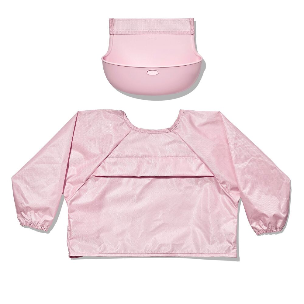 Sleeved Roll-Up Bib - Blossom M1