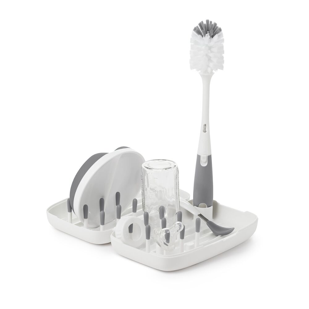 On-the-Go Drying Rack with Bottle Brush Y6