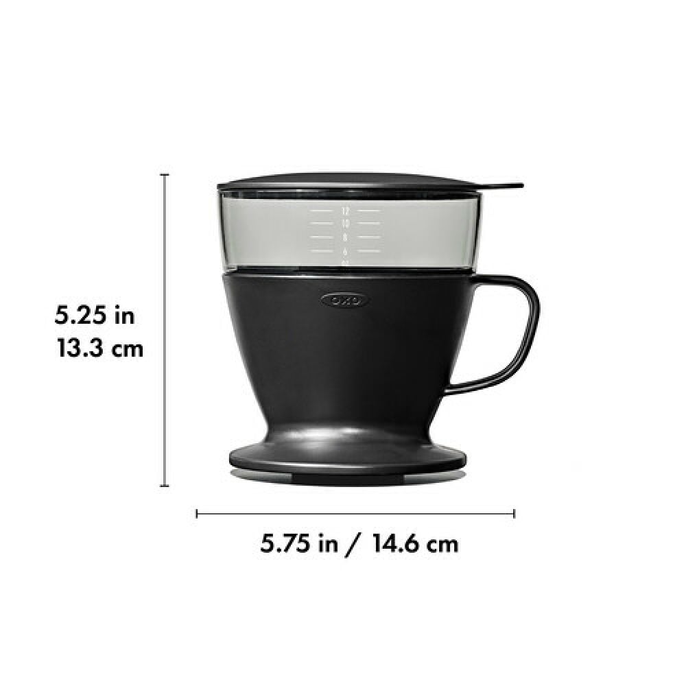 Pour Over Coffee Maker with Water Tank - Matte Black A8