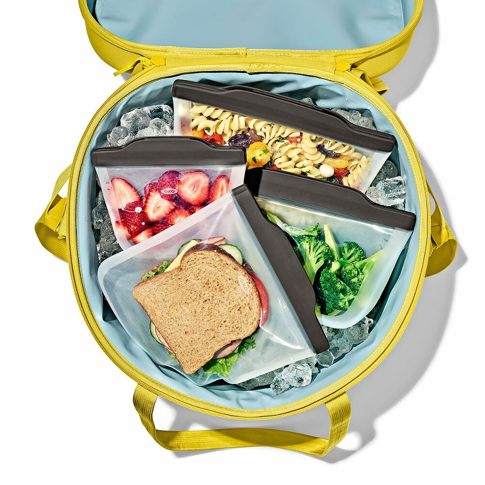 Outdoor Silicone Reusable Stand Up Bag Quart (32 oz) K3