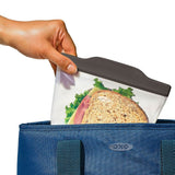 Outdoor Silicone Reusable Stand Up Bag Quart (32 oz) K3