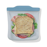 Silicone Reusable Bag  Sandwich (28 oz) - Ocean Blue M1