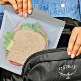 Silicone Reusable Bag  Sandwich (28 oz) - Fog F3