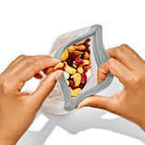 Silicone Reusable Bag  Stand-Up Snack (12 oz) - Fog J3