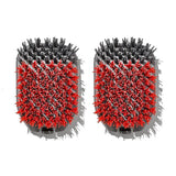 Outdoor Nylon Grill Brush Set of 2 Replacement Heads N3