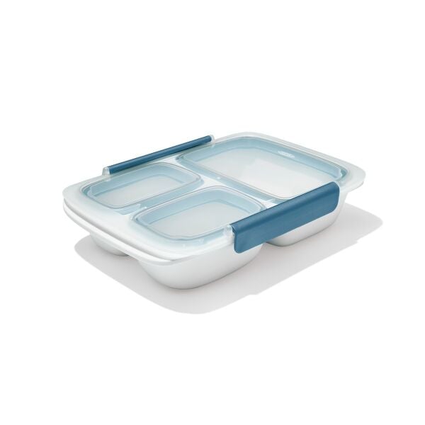 Prep & Go 4.1-Cup Divided Container - Ocean Blue U0