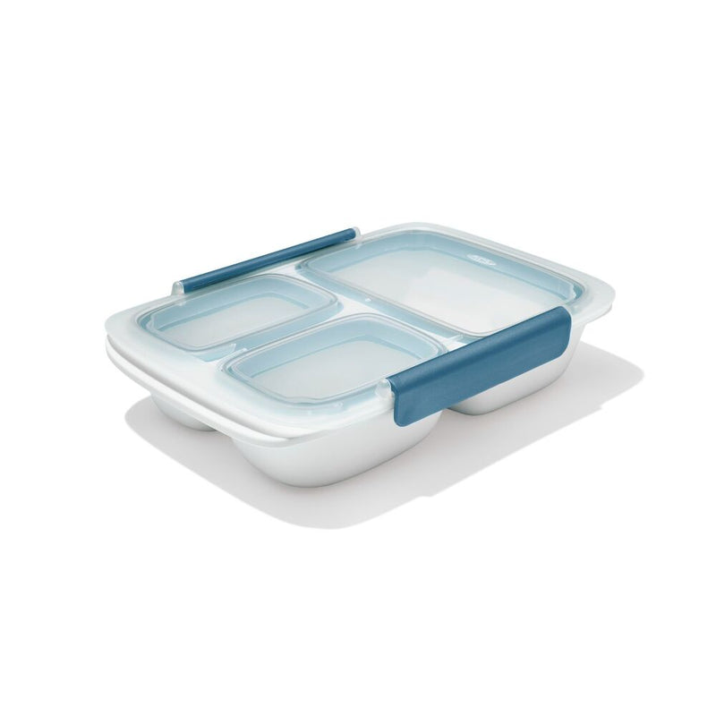 Prep & Go 4.1-Cup Divided Container - Ocean Blue V1