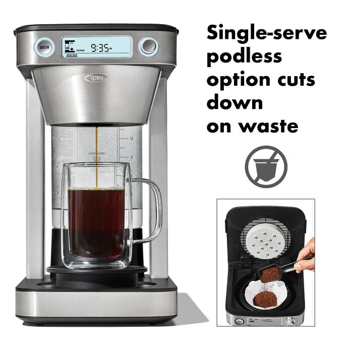 12-Cup Coffee Maker with Podless Single-Serve Function V2