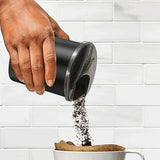 Replacement Coffee Grounds Container for Conical Burr Coffee Grinder - Matte Black V4