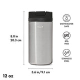 12oz Stainless Steel Coffee Storage Container Q8