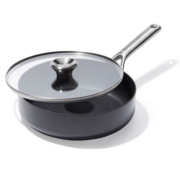 Ceramic Professional Non-Stick 3-Quart Sauté Pan with Lid U6