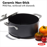 Ceramic Professional Non-Stick 5QT Stock Pot with Lid E3