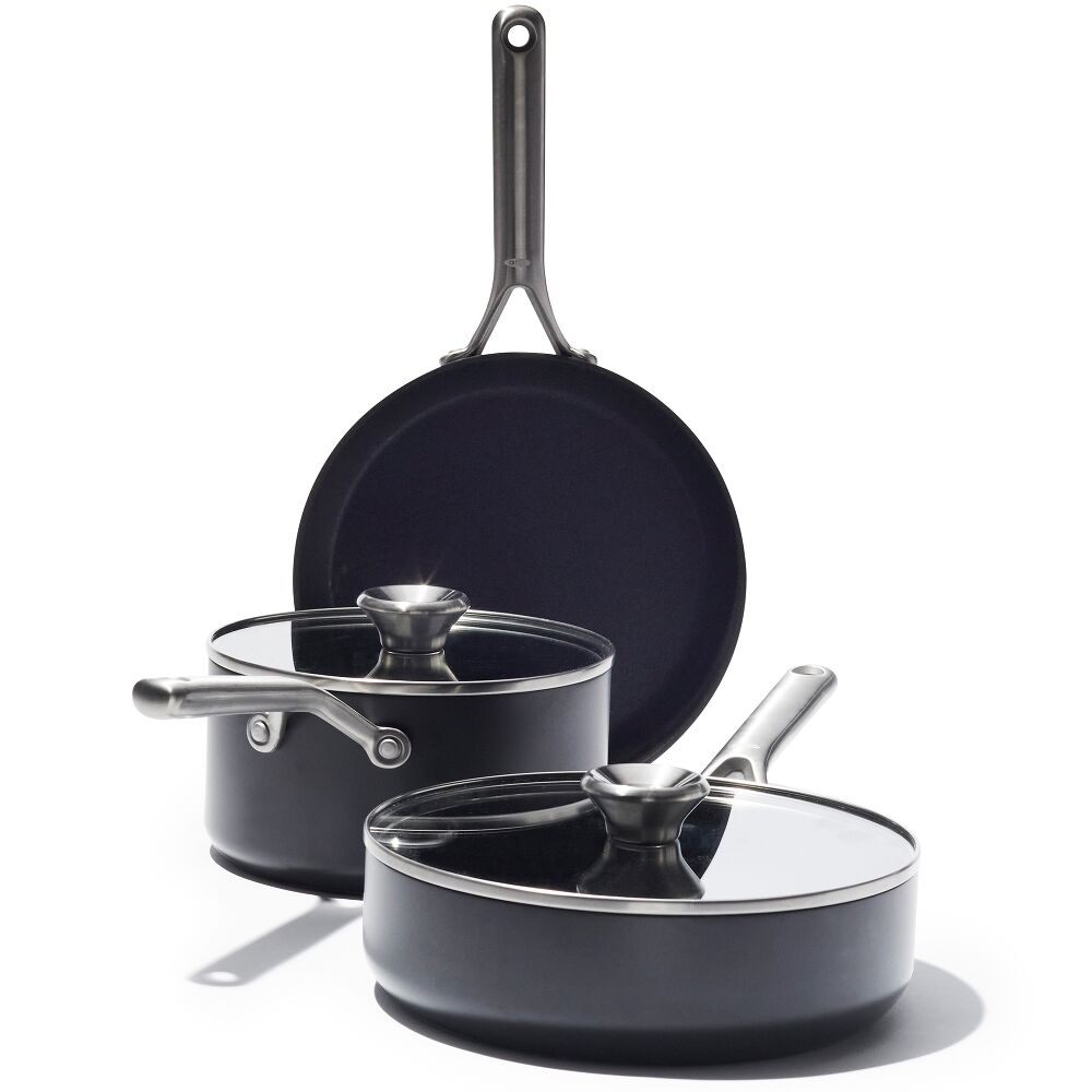 OXO Ceramic Professional Non-Stick 5-Piece Cookware Set N0