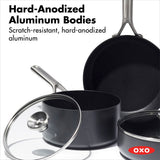 OXO Ceramic Professional Non-Stick 5-Piece Cookware Set N0