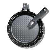 Outdoor 10" Perforated Carbon Steel Pan X8