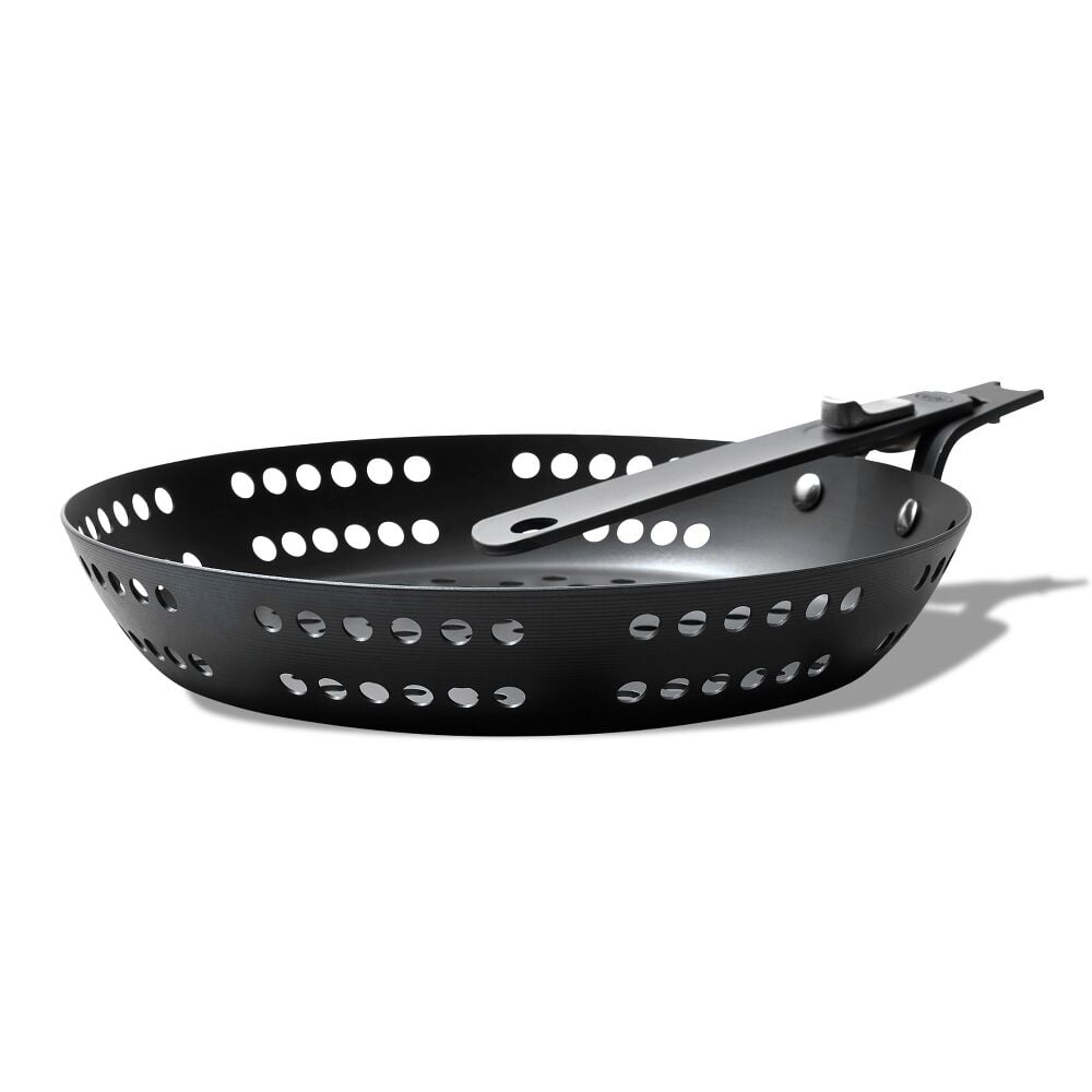 Outdoor 10" Perforated Carbon Steel Pan X8