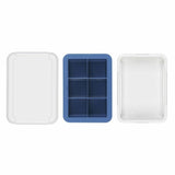Covered Silicone Ice Cube Tray-Large Cube C8