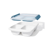 Prep & Go 4.1-Cup Divided Container - Ocean Blue V1