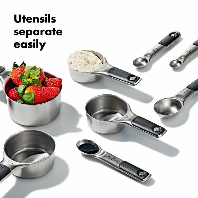 Stainless Steel Measuring Cups and Spoons Set L4
