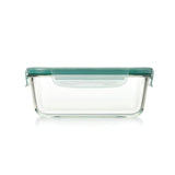 Smart Seal 8 Cup Glass Rectangle Container - Teal B3