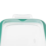 Smart Seal 8 Cup Glass Rectangle Container - Teal B3