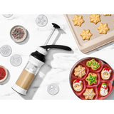 Holiday Cookie Press and Disk Set Bundle I5