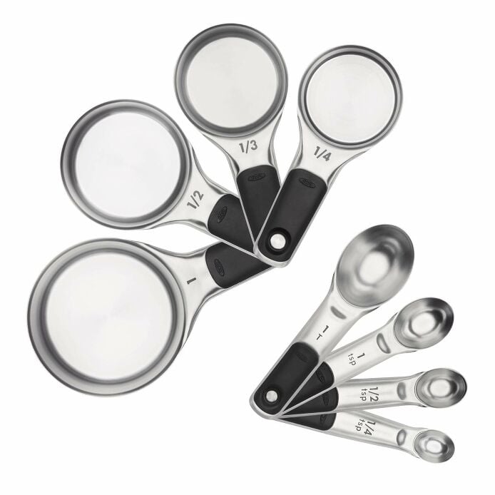 Stainless Steel Measuring Cups and Spoons Set L4