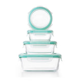 OXO Good Grips 12 Piece Smart Seal Glass Container Set U3
