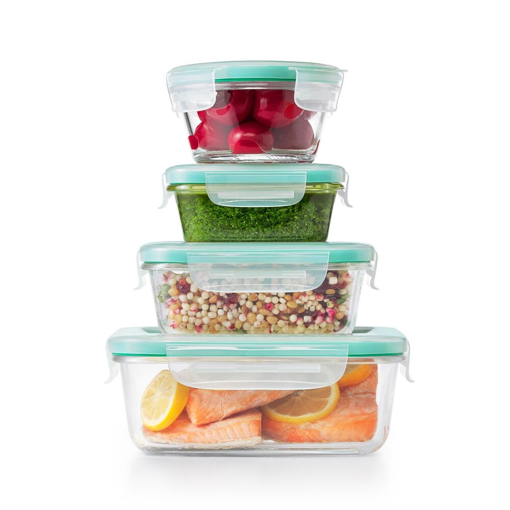 OXO Good Grips 12 Piece Smart Seal Glass Container Set U3
