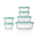 OXO Good Grips 12 Piece Smart Seal Glass Container Set U3