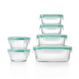 OXO Good Grips 12 Piece Smart Seal Glass Container Set U3