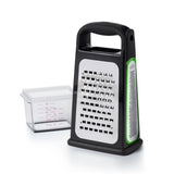 Etched Box Grater With Removable Zester G4