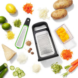 Etched Box Grater With Removable Zester G4