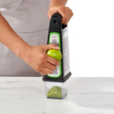 Etched Box Grater With Removable Zester G4