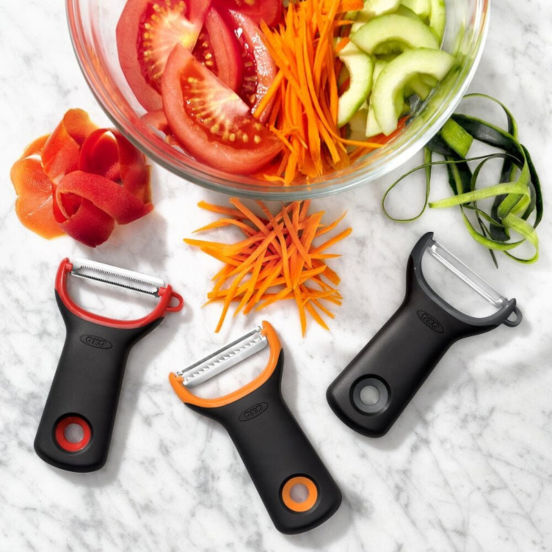 3-Piece Prep Peeler Set, Assorted Blades V6