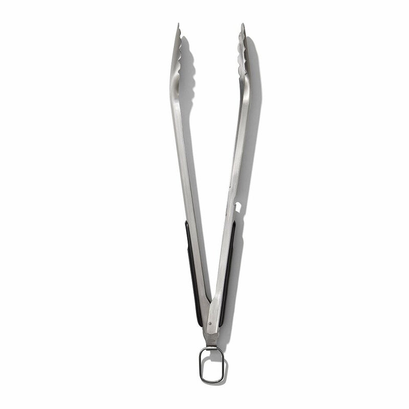 Grilling Tongs with Built-In Bottle Opener V1