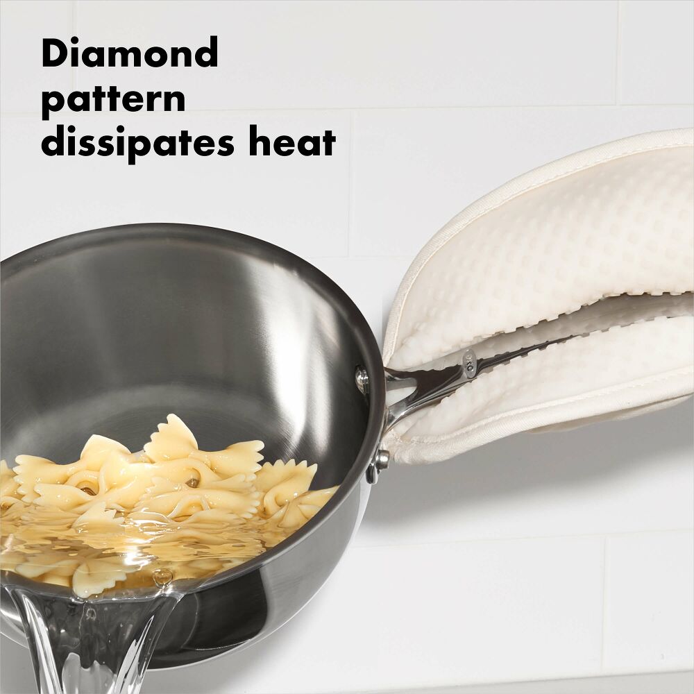 Silicone Pot Holder - Oat D8