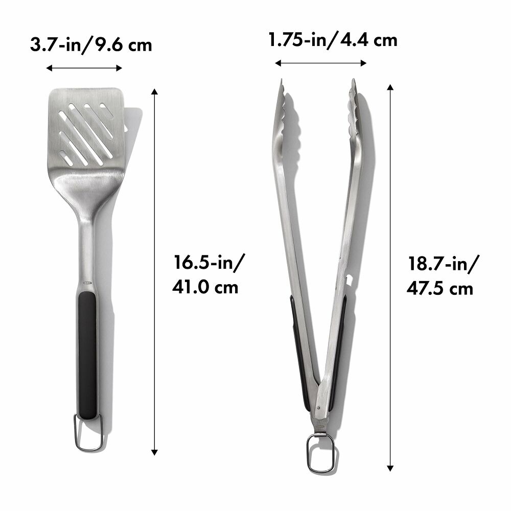 OXO Good Grips Grilling Turner and Tongs Set R0