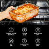 16 Piece Glass Smart Seal Everyday Container Set G2
