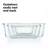16 Piece Glass Smart Seal Everyday Container Set G2