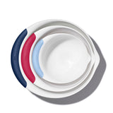 3 Piece Mixing Bowl Set New Colored Handles K5